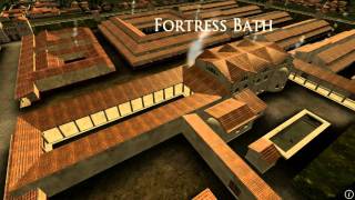 Animation of ancient Roman Fort in Caerleon Wales [upl. by Lou]