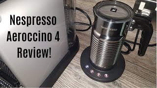 Nespresso Aeroccino 4 Milk Frother Review  Worth upgrading from the Aeroccino 3 [upl. by Cerys965]