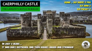 Caerphilly Castle  The Largest in Wales 2nd in Britain [upl. by Nilla]