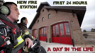 First 24 Hours in a New Fire Station  A Day in the Life [upl. by Ardnasyl]