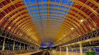 A Walk Around Londons Paddington Railway Station [upl. by Yecies]