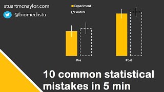 Ten Statistical Mistakes in 5 Min [upl. by Briano]