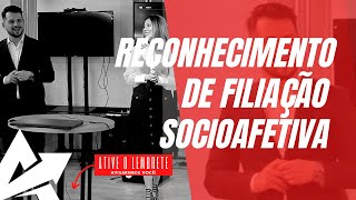 DIREITO DE FAMÍLIA Reconhecimento de filiação socioafetiva [upl. by Euridice]