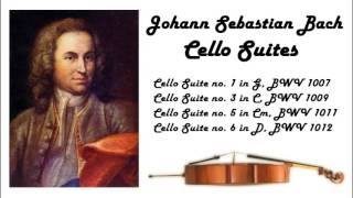 Johann Sebastian Bach  Cello suites in 432 Hz great for reading or studying [upl. by Alby478]