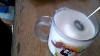 Aerolatte Review Frothing Cold Milk In Under 1 Minute [upl. by Alletsyrc138]